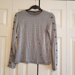 Button Long Sleeve Blouse